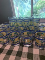 Pfaltzgraff Summer Breeze Old Fashioned Glassware Tumblers, Set of 20
