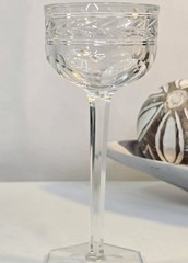 Stuart Crystal Mansfield Cut Hock Wine Glass