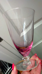 Tiffin Wisteria Pink Iced Tea Goblet (Stem 17477) TIFFIN-FRANCISCAN