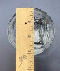 VTG ~ Set 6 Durobor Quartz Old Fashioned Whiskey Glasses Brutalist MCM 12 oz NOS