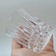 Set of 2 Fostoria Heritage Double Old Fashion Whiskey Glasses Bar FREE SHIPPING