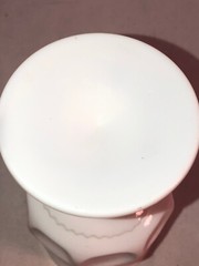 Kings Crown 5.75 Inch Milk Glass Goblet 9 Oz Mint
