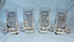 Vintage LENOX Hand Blown Irish Coffee Glasses w/ Handles-Lead Crystal – Set of 4