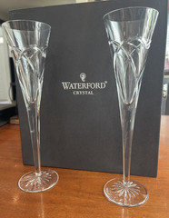 Waterford Crystal – Waterford Wishes Love & Romance Champagne Flutes Set Of 2