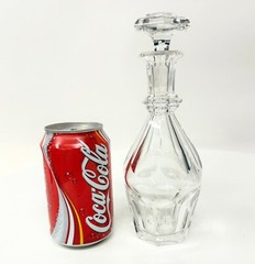 Pair Antique, Vintage Baccarat Crystal Decanters Harcourt 1841