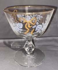 Libbey Rose Gold Classic Ribbon/bows Cocktail Glasses