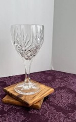 Imperial Estate Crystal Vintage Wine Glass Goblet Ventana Design Czech Republic