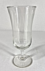 Set 5 Clear Stemmed Wine Glasses Flared Tulip Goblets Small Dessert Cups 1295