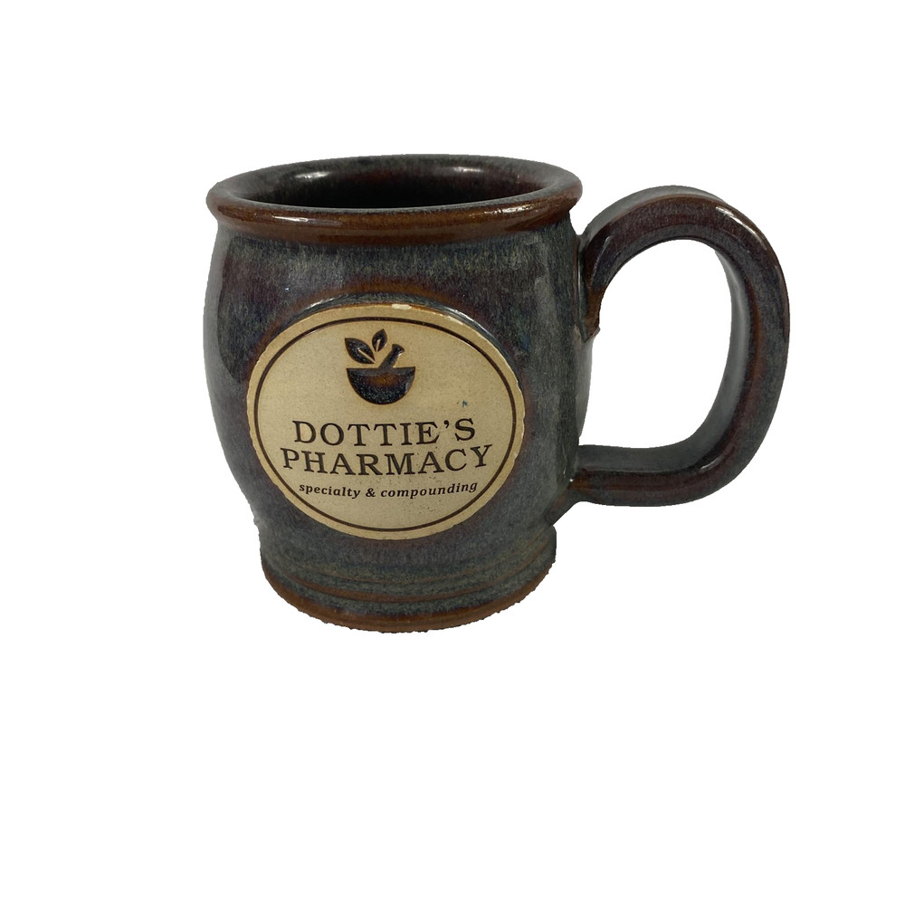 Sunset Hill Stoneware Mug Dottie’s Pharmacy 4″ Handcrafted USA Pottery Cup