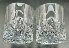 Vintage Cristal D’Arques-Durand Deauville France Old Fashioned Glasses SET OF 2