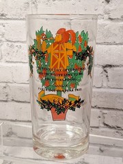 VTG Indiana Glass 12 DAYS OF CHRISTMAS GLASS 10th Day Ten Pipers Piping