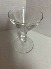 Vintage Set of 8 Libbey Knob Hill Sherry 1 Oz Glasses. Candlewick Style.