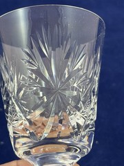 EDINBURGH CRYSTAL «STAR OF EDINBURGH» PORT WINE GLASSES 4 5/8″ Set of 2