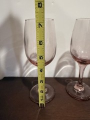 RETIRED Wine/Water Goblet Premiere PLUM LIBBEY GLASS COMPANY (3)