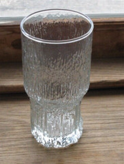 Indiana Glass Glacier MCM Crystal Ice Texture Stack Bar Tumbler 5-3/4″ SO26