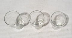 Vtg 3 pcs Princess House «Soda Shop» Style Drinking Glasses 10oz each