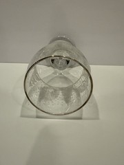 Christmas Vintage Lynn’s China, Wine Goblet Glassware – Pines design