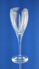 STUART Heavy Crystal Gold Encrusted Warwick Water/ Wine Glass Goblet (s) 8-7/8″
