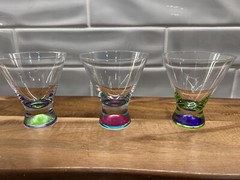 Dansk Spectra Cocktail Glasses Set Of 3