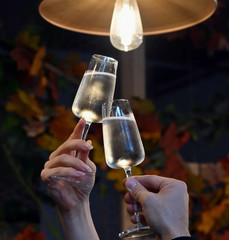 LUIGI BORMIOLI TALISMANO PROSECCO FLUTE WINE GLASS 3 PCS 13.5 OZ 9.6″H ITALY NEW