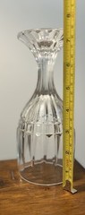 3 Vintage HOME ESSENTIALS Italian Crystal Wine Glasses Heavy Cut Crystal