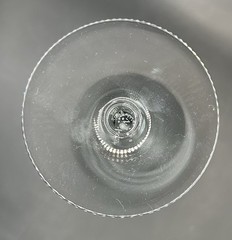 Lenox Crystal Windswept, Set of 4, Wine / Water Glasses, Etched Spirals, 8 1/2”