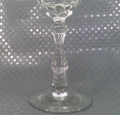 Vintage Fostoria Navarre Meadow Rose Wine Water Iced Tea Glass Stem Crystal