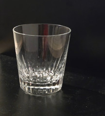 Baccarat Crystal Three-Tiered Spear Cut Old Fashioned, 3 7/8″ Tall