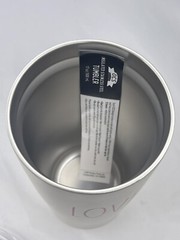 Rae Dunn LOVE Valentines Tumbler COFFEE 17oz Stainless Steel Hot Cocoa Tea New