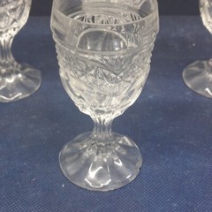 Vintage Crystal Stemmed 1.5 oz. Cordials Set/6