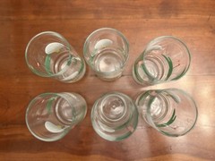 Vintage Indiana Glass 19th Hole Golf Highball Glasses Set of 6 Tumblers 16oz Bar