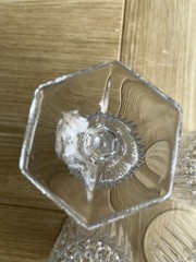 Vintage Fostoria Heritage Clear Crystal Iced Tea Goblets Water Glasses-Set of 4