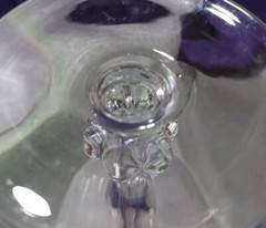 Bryce Brothers «Autumn » Crystal Goblets Glass (2) 5 7/8 » Discontinued Pattern
