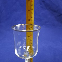Noritake Rhythm Clear Crystal Wine Glass With Silver Trim