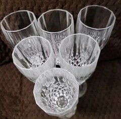 Royal Irish MEGAN Crystal Fluted Champagne Goblet LOT 6 Flute Glasses Ireland