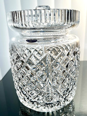 Stefan Collection Tipperary Irish Crystal Covered Biscuit Candy Jar Lead Crystal