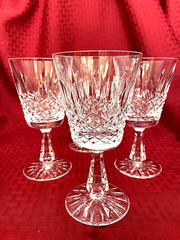 WATERFORD KENMARE WATER GOBLETS – 2 SETS OF 4, OR 1 SET 3 AVAIL