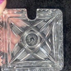 #853 Wara Lead Crystal Condiment Jar w/Spoon And Dish Made In West Germany