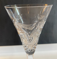 Set of 2 WATERFORD CRYSTAL MILLENNIUM Dove PEACE CHAMPAGNE TOASTING FLUTES