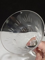 1- Fostoria Glass BEACON (6017) 7.5″ Water Goblet