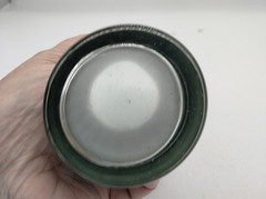 Wedgwood Green Helenic Jasperware by Hazel Atlas Fluted Tumbler 6.5″ Single