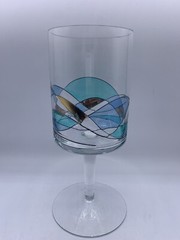 Gaudi Barcelona Aqua Compote Goblet Barware 11 3/4”