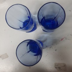 Vintage MCM Anchor Hocking BERKELEY Cobalt Blue Ice Tea Glasses, Set of 3