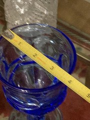 Fostoria ARGUS Blue Goblet (HFM)