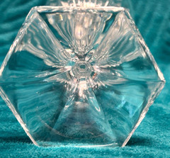 SET(S) OF 2 FOSTORIA HERITAGE CLEAR 7 1/4″ LEAD CRYSTAL WATER GOBLETS-EC (X4)