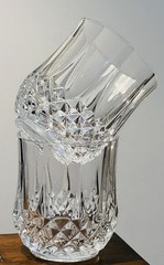 Set of 2 Cristal d’Arques Crystal Longchamp Whiskey Glasses 3.75” H Discontinued