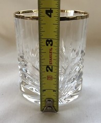Royal Crystal Rock Aurea Double Old Fashioned Glasses Set of 4
