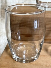Set of 5 – Orange Juice, Milk, Water, Drinking Glasses, Crystal Clear 3″ Tall