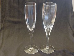 Mikasa Crystal France PANACHE 9 3/4″ Champange Flutes Lot of 2 w/tags SW065