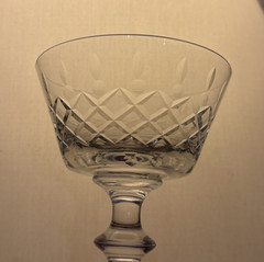 Lot of 4: Beautiful: Maryland By Heisey Champagne Coupe/Tall Sherbet Crystal